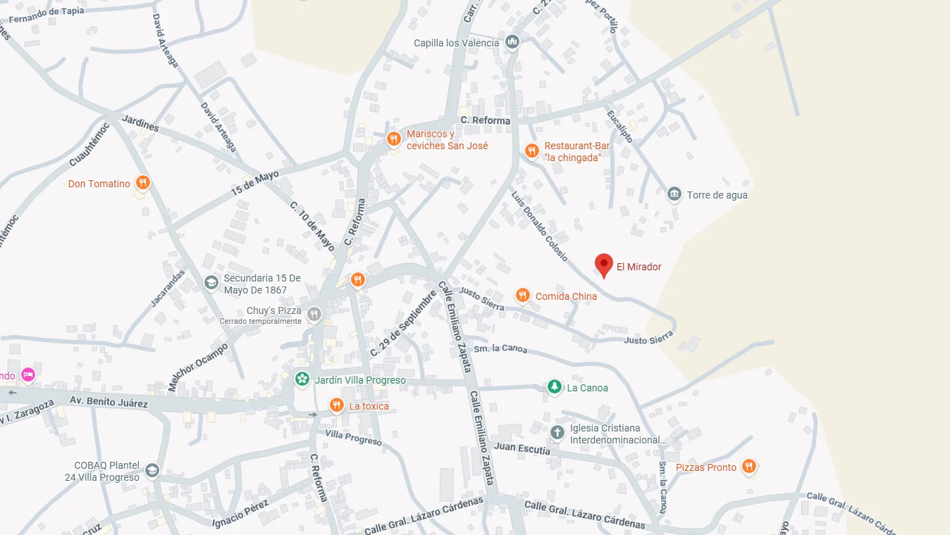 mapa los yugos