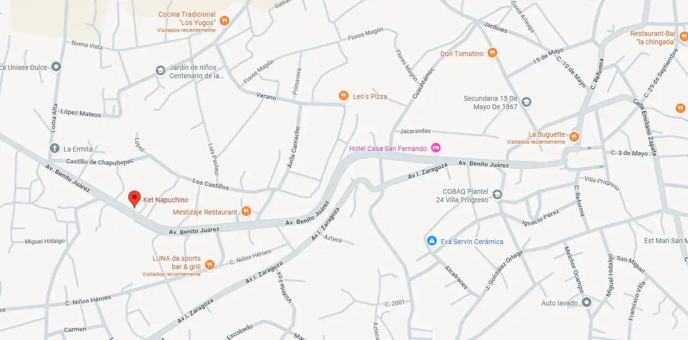 mapa los yugos